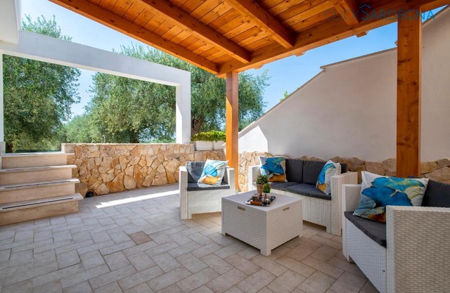 Casa Pollina in Villa Brionis con grande veranda