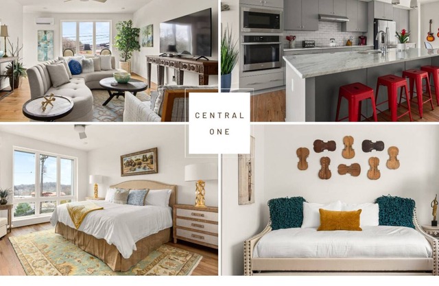 Central - 6 Separate Bedroom Suites - 12 minutes to Downtown - Combined Listing of Two Side-by-Side