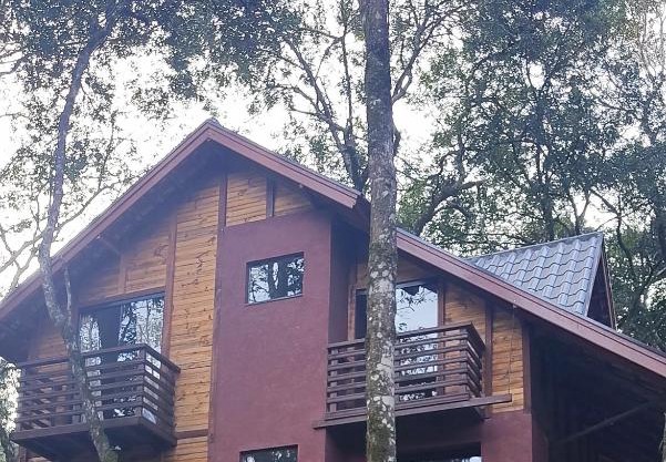 Chalé em frente ao zoológico