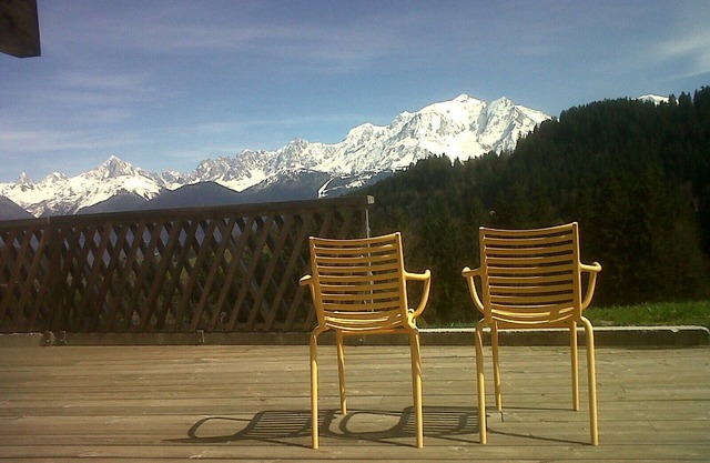 Chalet Cordon/Combloux/Megève, extraordinary view of Mt-Blanc