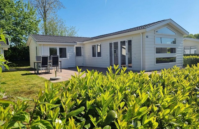 Chalet near the golf course on a holiday park