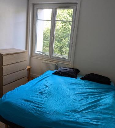 Chambre double confortable, au calme et proche du centre-ville de Lyon