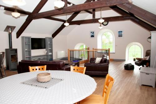 Chapel conversion, seaside village, in Snowdonia