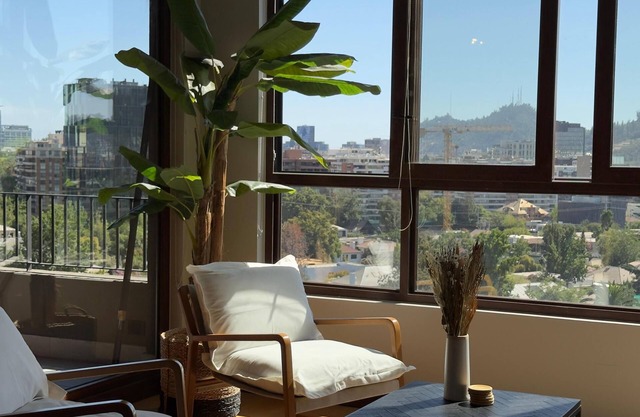 Charming 1-br apartment with Private Terrace and Pool + AC and WiFi in Vitacura