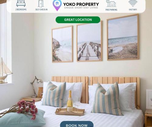 Charming 2 Bedroom Apartment in a Converted Chapel - Free Parking, Smart TV, Fast WiFi and Self-Check-In by Yoko Property