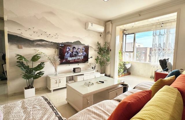 Charming 2-bedroom house in lovely Zibo with WiFi, AC