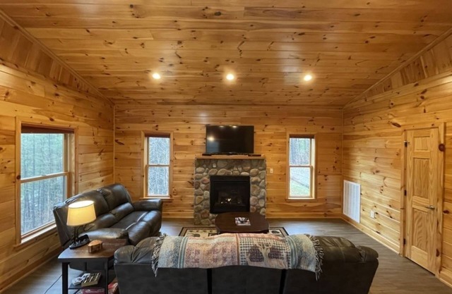 Charming cabin with an Amazing view! - pet and motorcycle friendly! 2 Bedroom Cabin by RedAwning