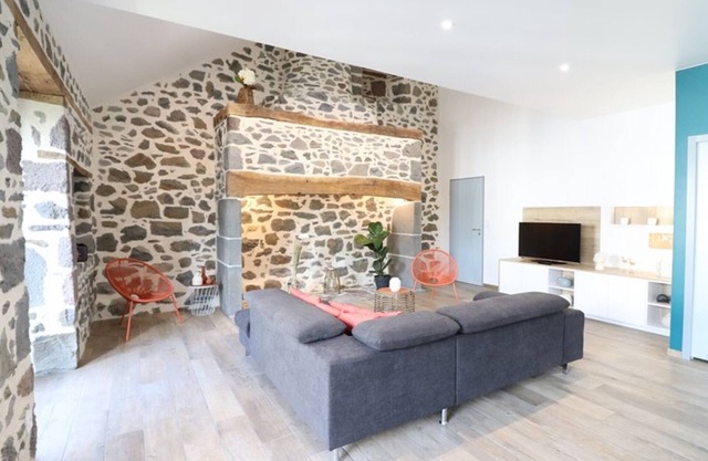 Charming House Near Salers with Parking, Balcony, and Modern Amenities