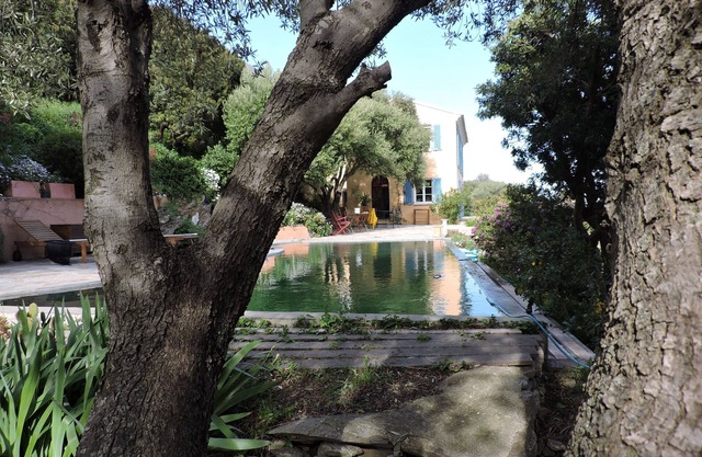 Charming house with pool sea view and maquis