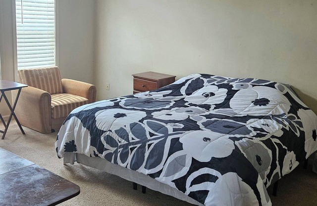 Charming master bedroomin in a house in Kansas City