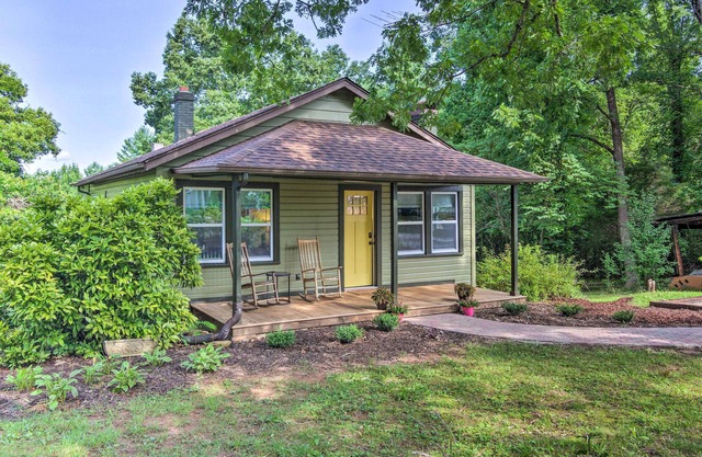 Charming Morganton Hideaway w/Porch + Deck!