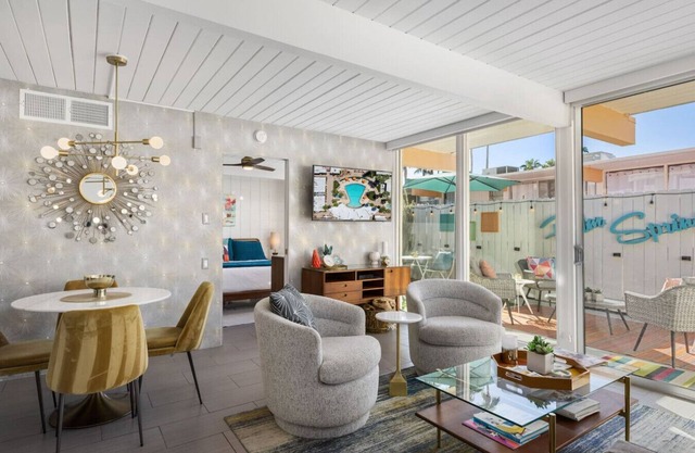 Chic mid-century glam at famed Ocotillo Lodge