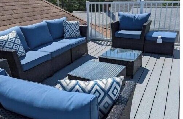 Chill on the rooftop at Pine Point Beach!