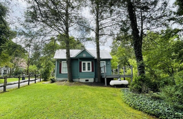 Classic Romantic Creek View D/T Cottage~ Walk to town & AT ~Relax on the Porch