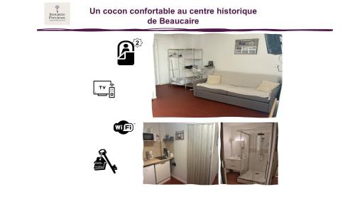 Cocoon 3 - Studio bohème rénové Centre historique Beaucaire