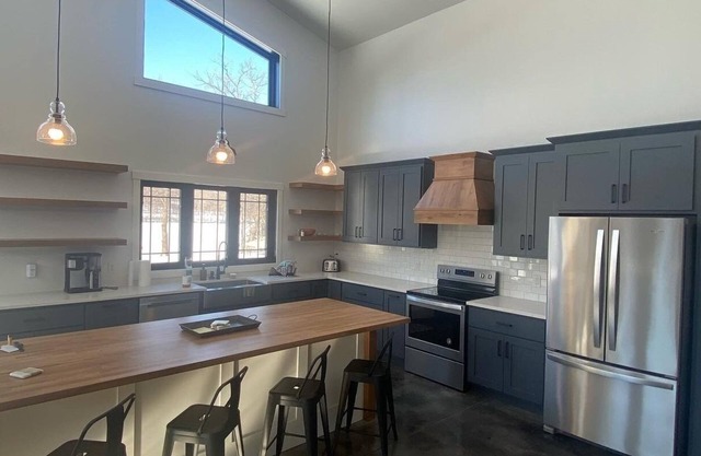 Codax Retreat is a newly constructed cabin on the Chippewa River
