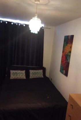 Comfy room with shared bathroom
