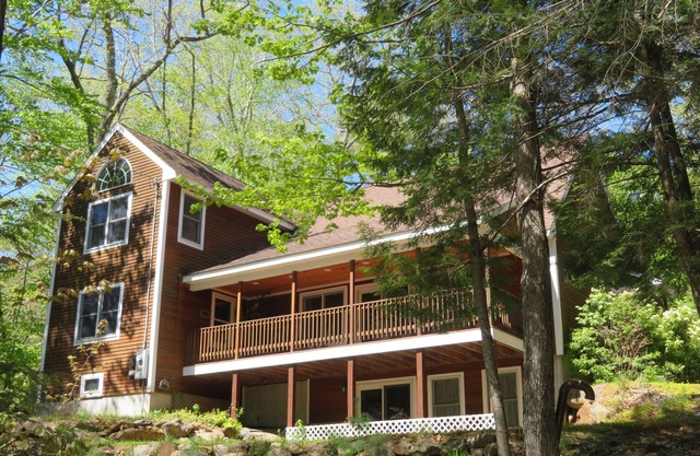 Contemporary Home with Boat Slip on Squam