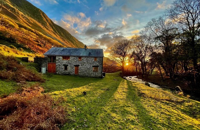 Converted Watermill With Beautiful River And Majestic Mountains On Doorstep