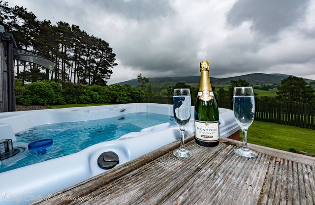 Coo Shed @ Dalnoid - private hot-tub, wifi, pet-friendly, mountain views,