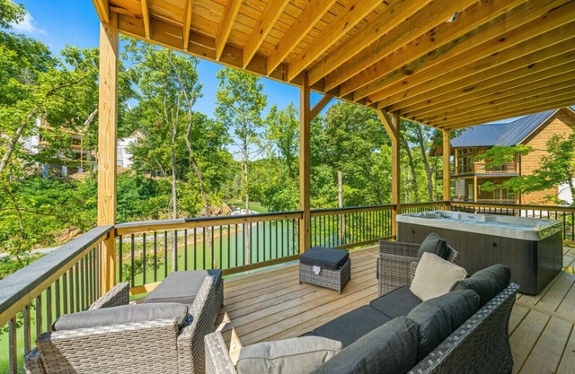 Cottage Cove Oasis w/Lake View, Hot Tub & Games!