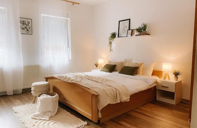 Cozy 2-Bedroom Boho-Themed Home