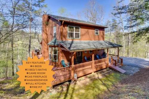 Cozy Ga Cabin Fire Pit, Game Rm & Relaxation