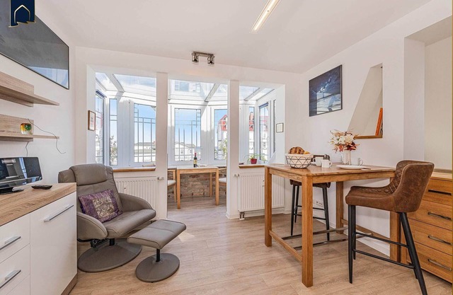 Cozy vacation apartment in Ahlbeck sea view & WLAN, 1 parking space