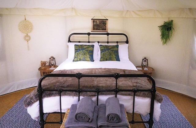 Deluxe yurt, glamping in the countryside