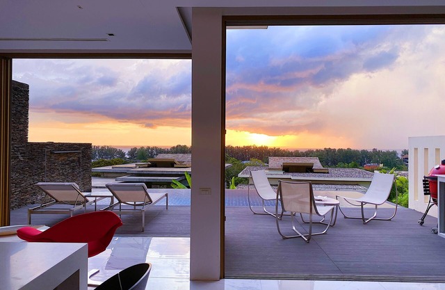 Designer Panoramic Seaview 2br Pool Villa Naithon Beach Num7131