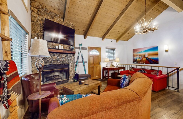 Dog-friendly cabin with two decks, fireplace, & gas grill - quiet location