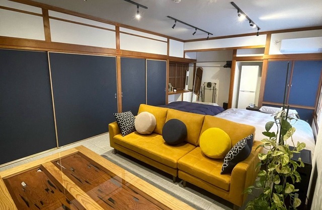 Dog ok】Kagoshima Airport 15 min/Natural hot spring/PV sauna/Parking lot available/1 couple only