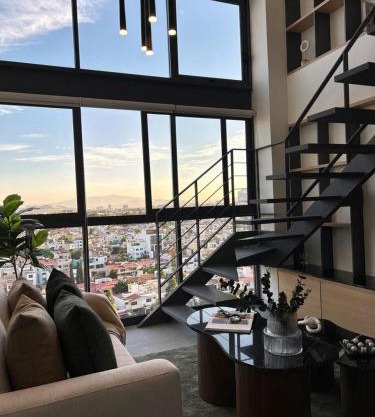 Double Height Loft with a spectacular view, Andares, UAG