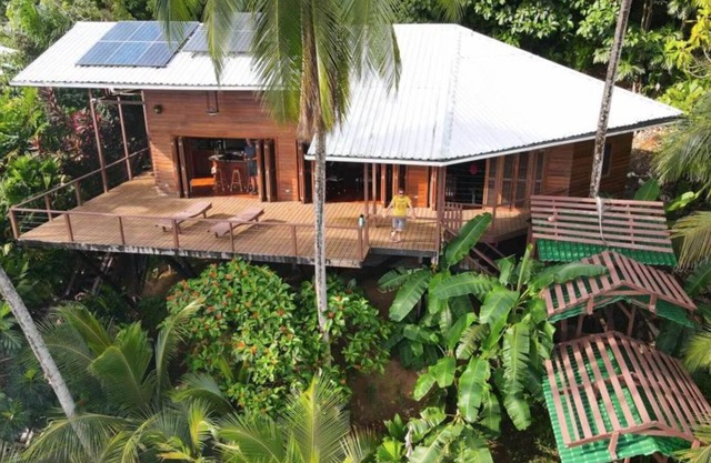 EcoHouse is surrounding nature & facing the breathtaking views of Caribbean Sea.