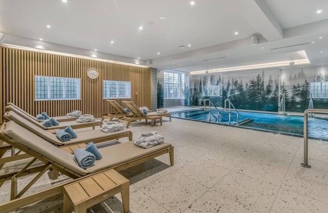 Enjoy a break in the Mill Pond Premier Lodge.