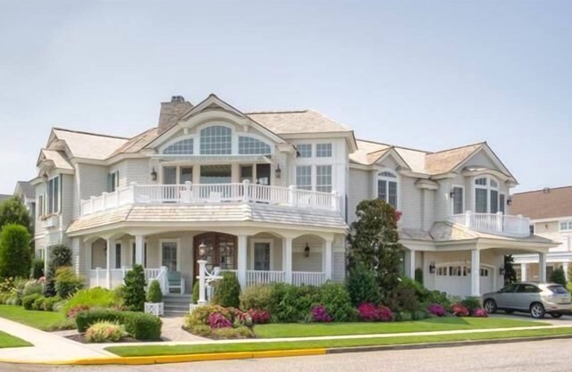 Enjoy your vacation in this lovely Stone Harbor Custom Built home feature 5 bedrooms, 6 full baths and 1 half bath.