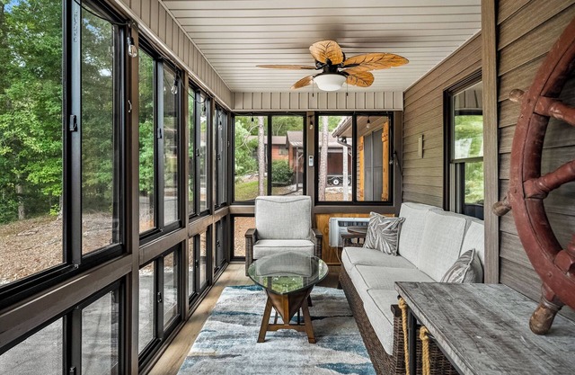 Entire lakefront home, with two story dock and hot tub!