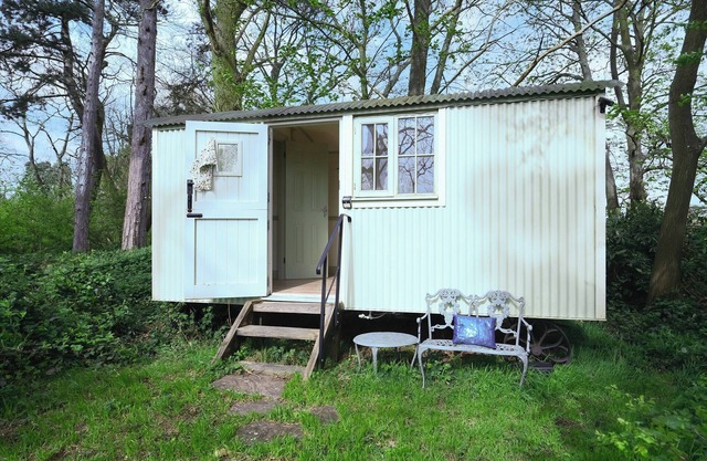Escape and unplug in this off-grid eco Shepherd’s Hut.