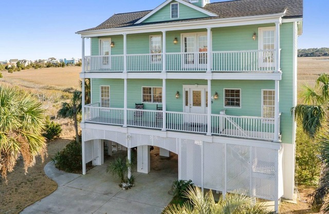 Expansive Marsh and Water View