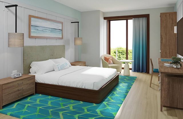 Explore Nearby Legends Outlets and Kansas Speedway from Tropic-Inspired Stay