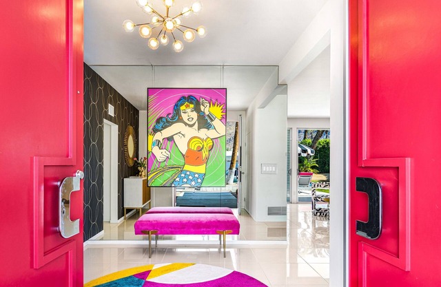 Fall Availability! Sprawling Mid-Century Modern Home with Attached Casita, Bar Room and Pool!