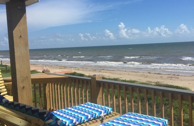 FAMILY BEACH FRONT with panoramic views of the Gulf Coast.