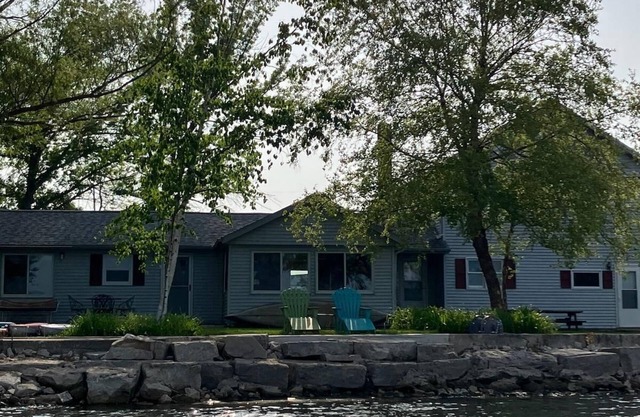 Family cottage on the water in Door County. Water toys for adults and kids.