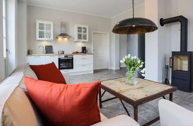 Ferienwohnung Gransee mit Terrasse im EG - Storchenhof Blumenow