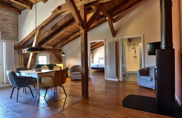 Ferienwohnung Himmelpfort mit Balkon im OG - Storchenhof Blumenow