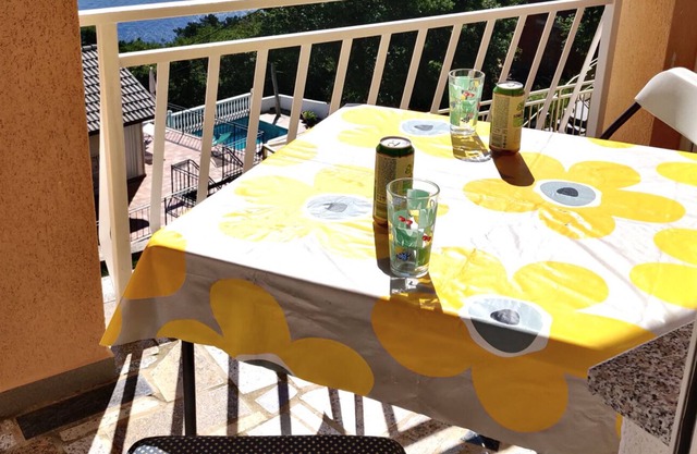 Ferienwohnung für 2 mit Aufstellpool, Fantastischer Meerblick