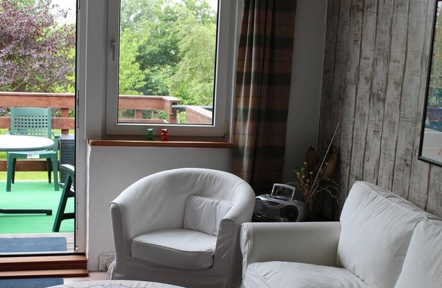 Ferienwohnung OG, Dusche, WC, 2 Schlafräume - Ferienwohnung & Appartement "Am Deich" Bergmann