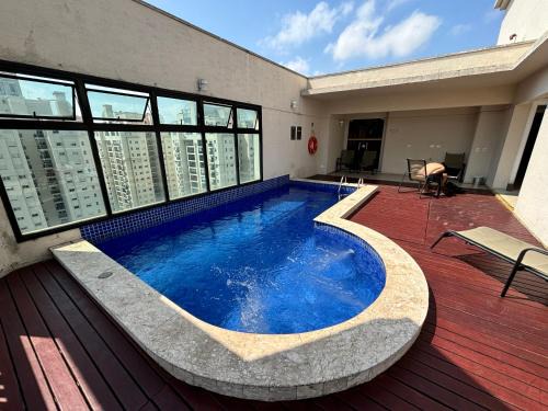 Flat Estaza Executive Moema Ibirapuera com garagem piscina 202