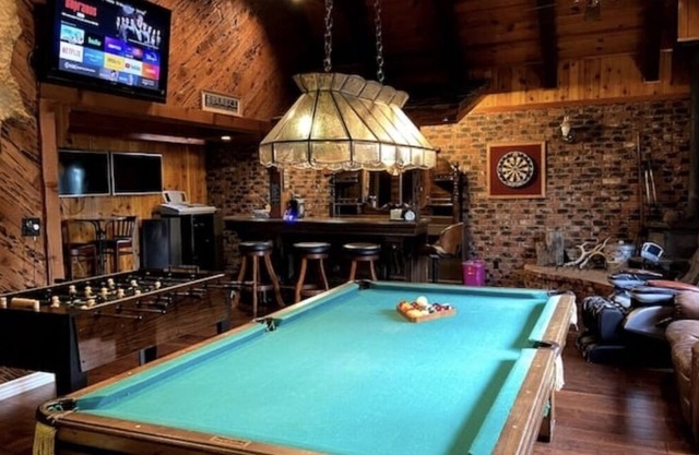 Foosball & Pool Table, Pandora Game Box & Arcades, Movie Room