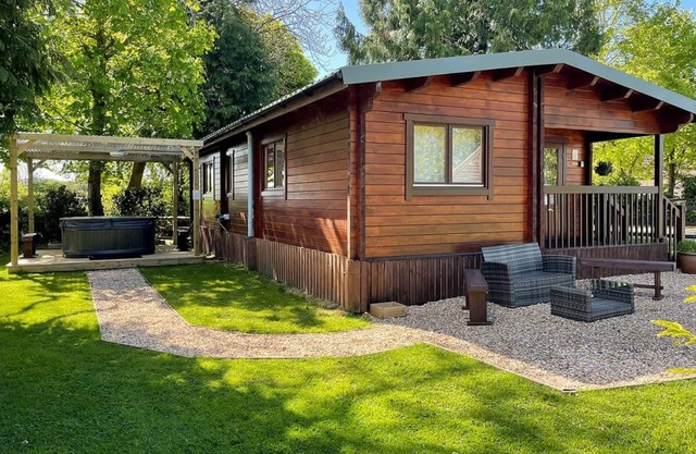 Four berth lodge with one master double and one twin each with wardrobe.